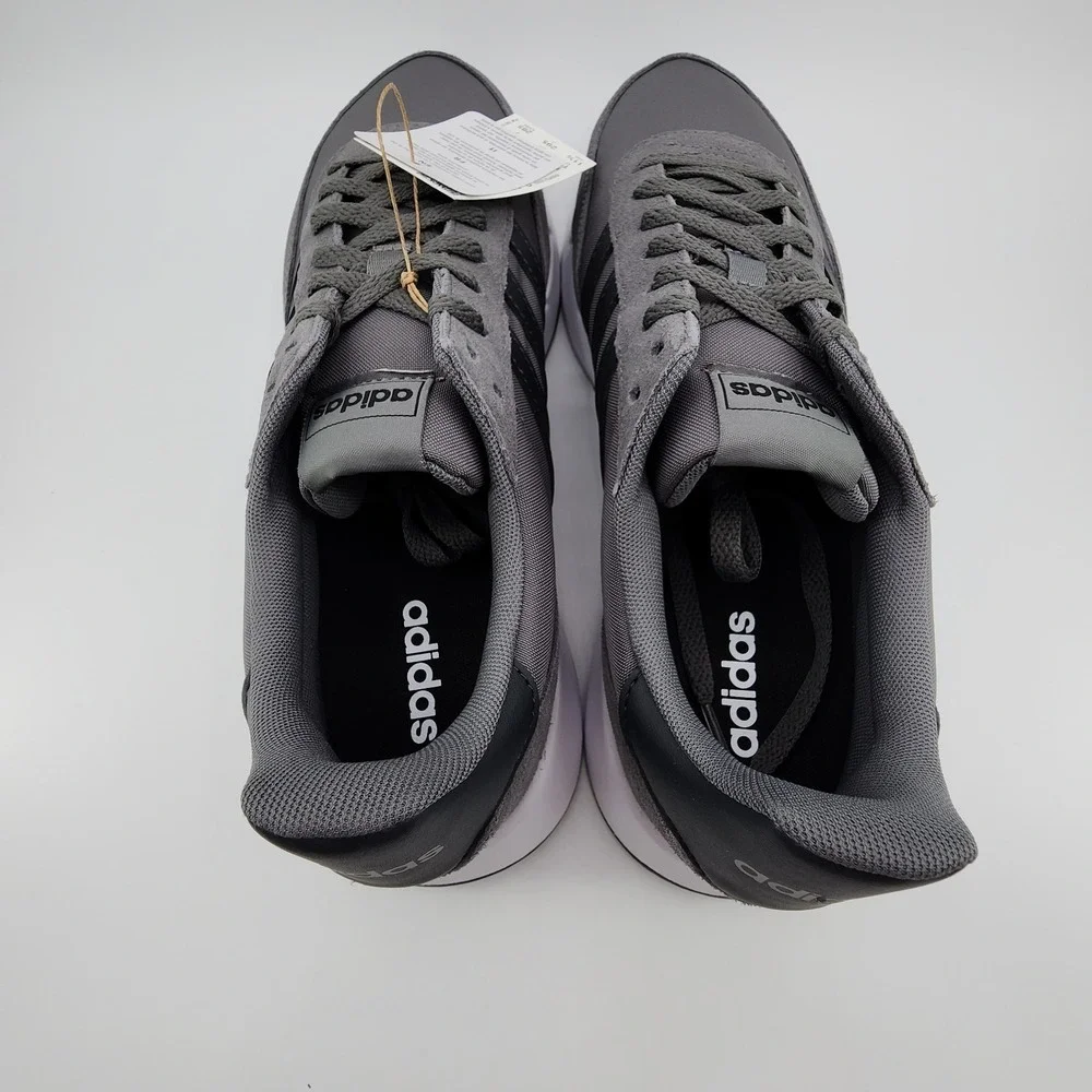 adidas Run 60s 2.0 Shoes Mens 11.5 Grey‎ Four Carbon Running Sneaker GX1740 NEW